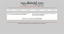 Desktop Screenshot of eisen-meinrich.de